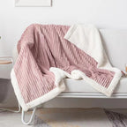 Orange Sherpa Blanket