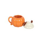 Pumpkin Cream Lidded Mug-2