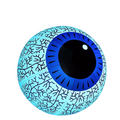 Haunting Hues: Inflatable Ghost Eyeball with Color-Changing LED-0