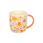 Pink and Orange Pumpkin Print Mug-2