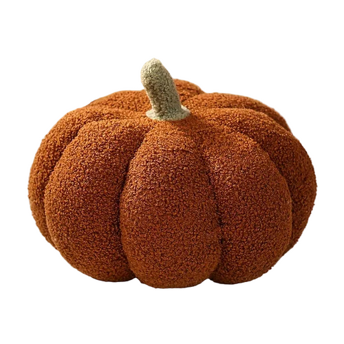 18CM 3D Fluffy Plush – Soft Halloween Pumpkin-0