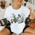 Halloween Ghost Plant Lover Tee-0