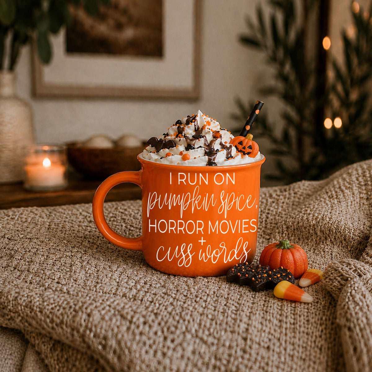 Pumpkin + Horror Mug-3