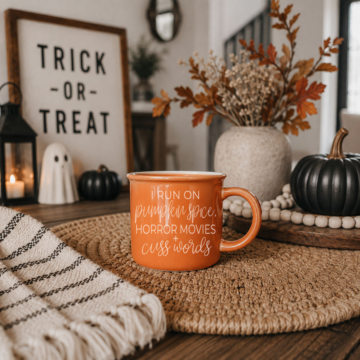 Pumpkin + Horror Mug-1