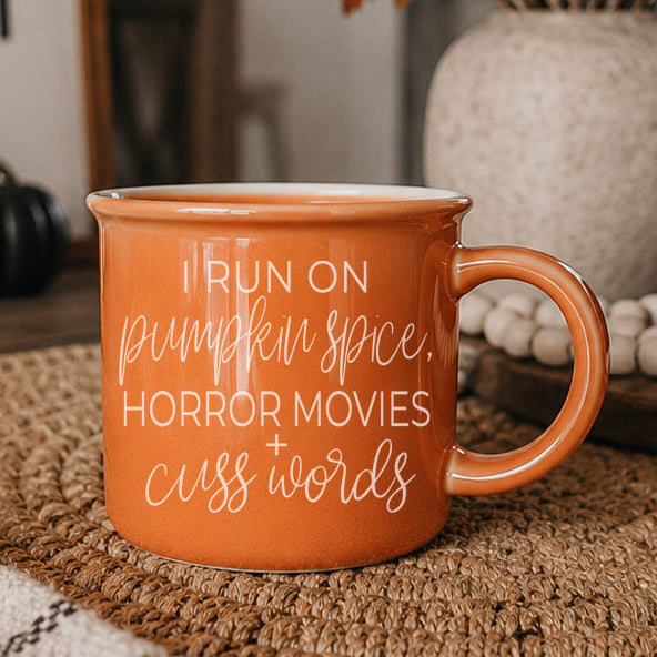 Pumpkin + Horror Mug-0