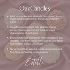 Handmade Maple Leaf Soy Pillar Candle: Home Decor Gift-4