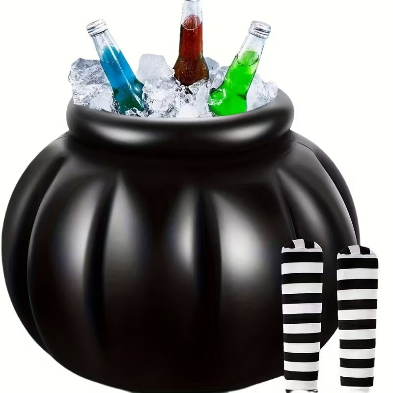Inflatable Witch Cauldron Halloween Party Decoration (2pcs)-0