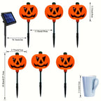 Solar Powered Pumpkin Lights (Set of 6)-4