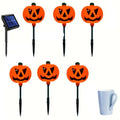 Solar Powered Pumpkin Lights (Set of 6)-0