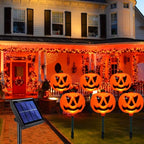 Solar Powered Pumpkin Lights (Set of 6)-3