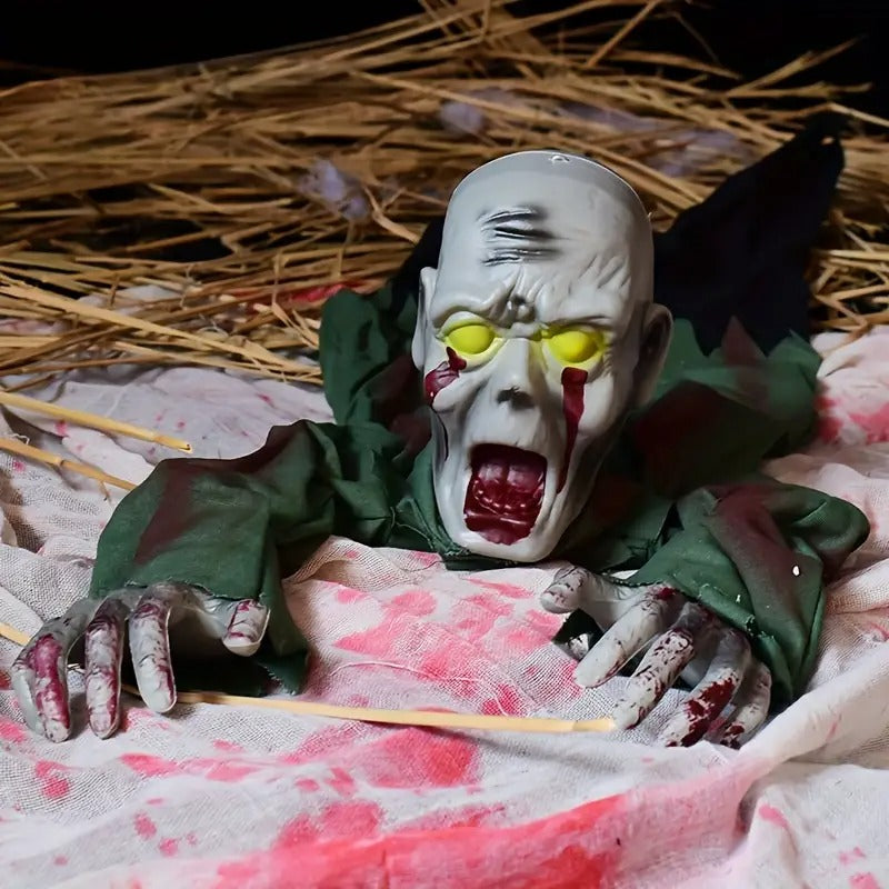 Halloween Crawling Zombie Animated Decoration-2