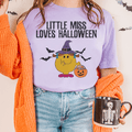 Little Miss Loves Halloween Tee-0
