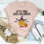 Little Miss Loves Halloween Tee-1