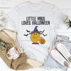 Little Miss Loves Halloween Tee-3