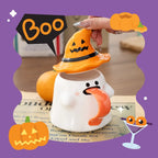 Halloween Ghost Tongue Mug-0