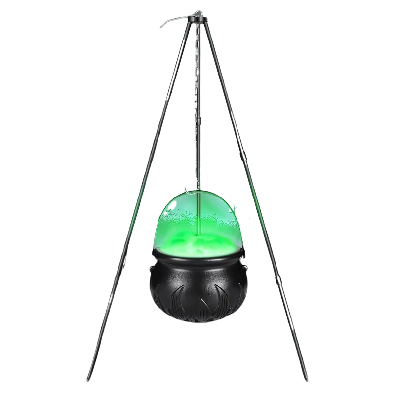 Patio Halloween Witch Cauldron Set-0